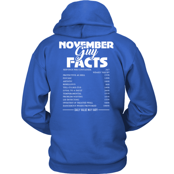 Limited Edition *** November Guy Facts*** Shirts & Hoodies