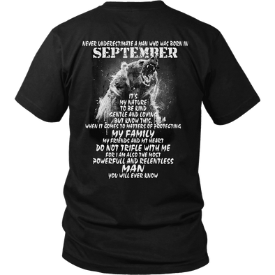 September Born ***Limited Edition Bear Print Shirts***