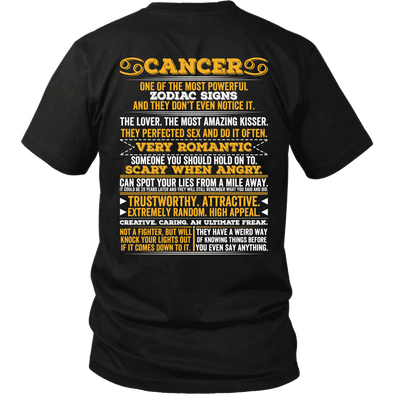 ***Limited Edition Back Printed Cancer Shirts*** Not Available In Stores