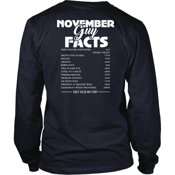 Limited Edition *** November Guy Facts*** Shirts & Hoodies