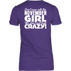 Limited Edition **Crazy November Girl** Shirts & Hoodies