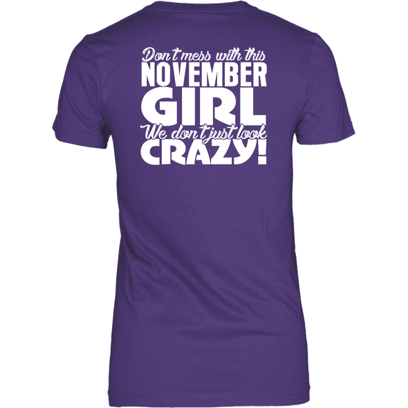 Limited Edition **Crazy November Girl** Shirts & Hoodies