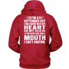 Limited Edition ***September Guy Heart On Sleeve Back Print*** Shirts
