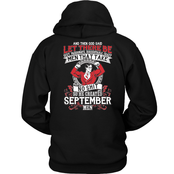 Limited Edition **God Created September Men** Shirts & Hoodies