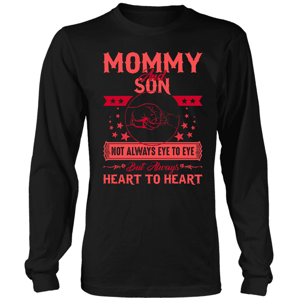 Mommy - Son Heart To Heart Shirt, Hoodie & Tank