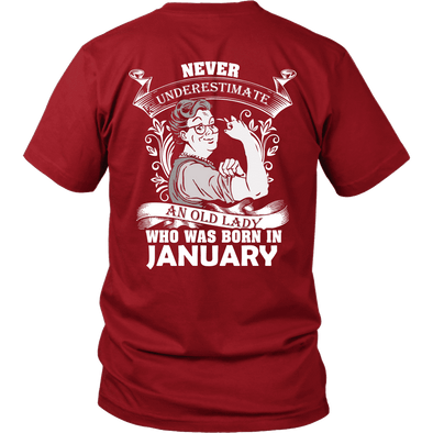 Limited Edition ***Old Lady Born In January*** Shirts & Hoodies