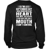 Limited Edition ***September Guy Heart On Sleeve Back Print*** Shirts