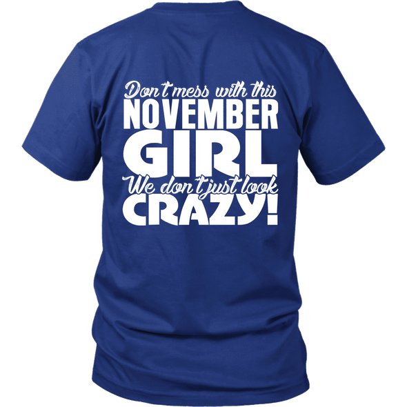 Limited Edition **Crazy November Girl** Shirts & Hoodies