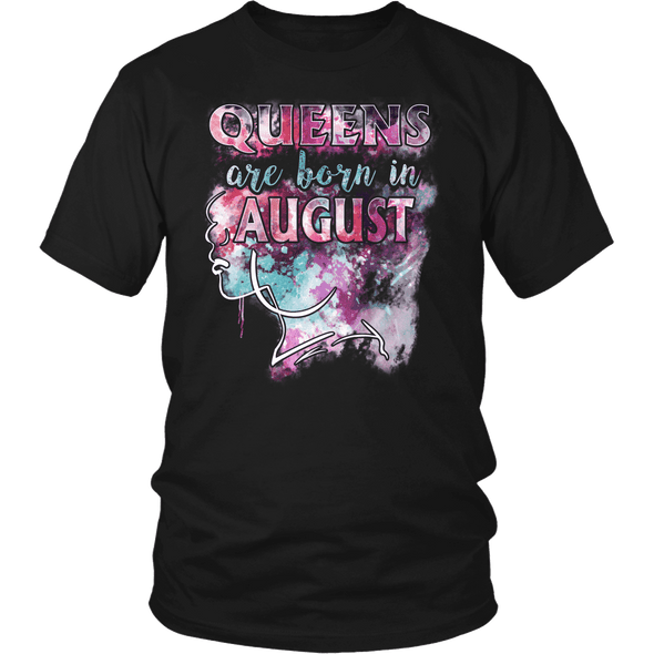 **Limited Edition** August Born Queen Front Print Shirt