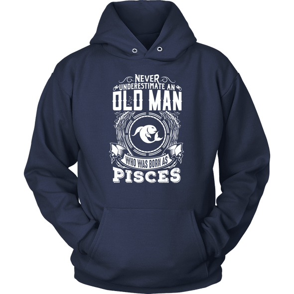 Old Man Pisces Shirt, Tank & Hoodie