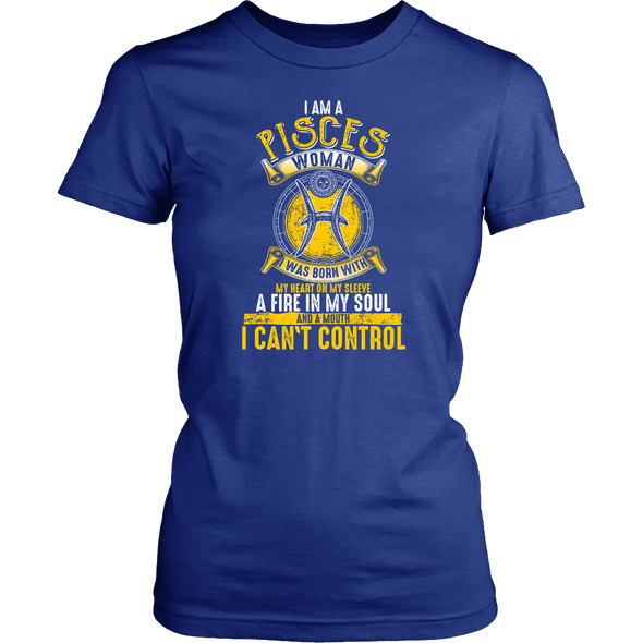 I Am A Pisces Woman Shirt Yellow Print, Hoodie & Tank
