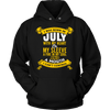 * Limited Edition Born In July With My Heart Front Print Shirt *