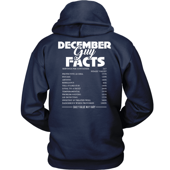Limited Edition ***December Guy Facts*** Shirts & Hoodies
