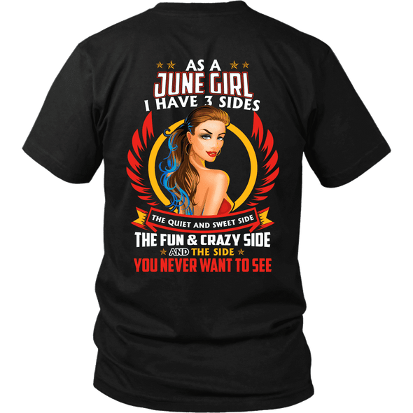 Limited Edition ***June Girl 3 - Sides*** Shirts & Hoodies