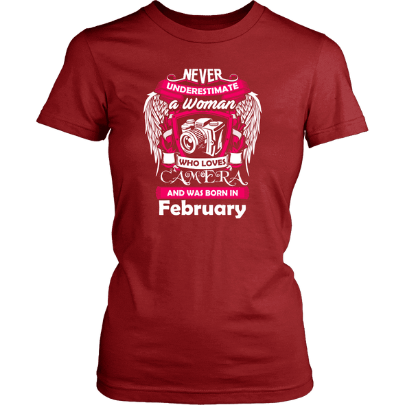 February Women Who Loves Camera Shirts, Hoodie & Tank