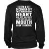 Limited Edition **December Guy Heart On Sleeve Back Print*** Shirts & Hoodies