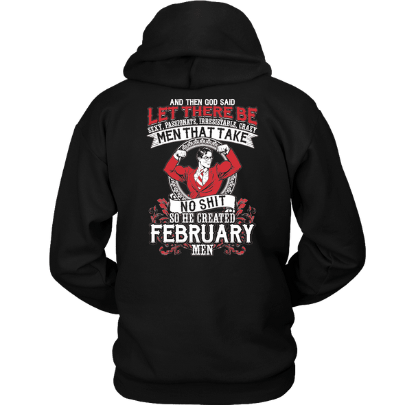Limited Edition **God Created February Men** Shirts & Hoodies