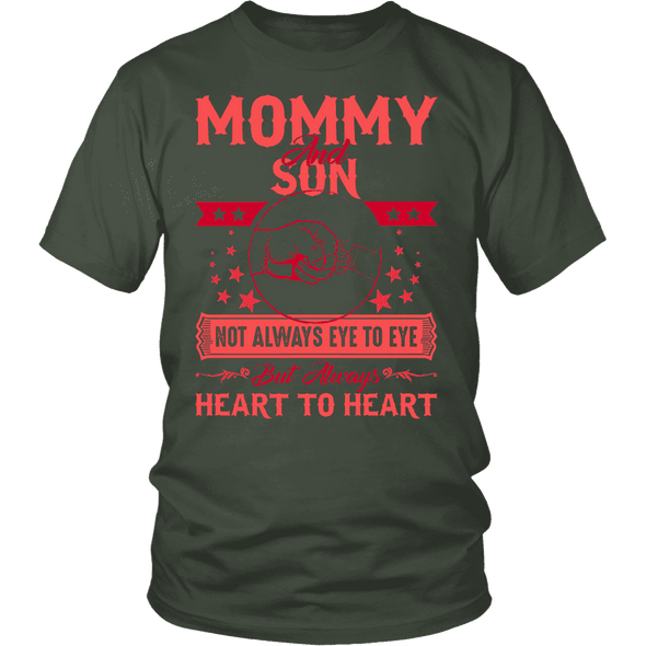 Mommy - Son Heart To Heart Shirt, Hoodie & Tank