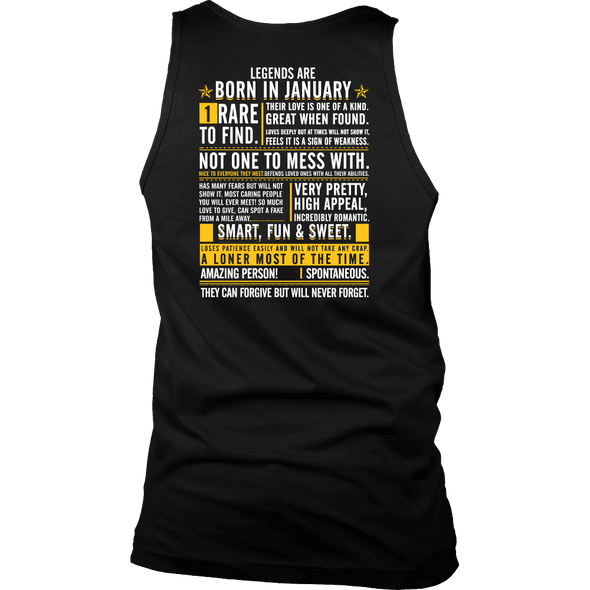 Legends Are Born In January ***Limited Edition Shirt***