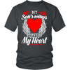 My Sons Wings Cover My Heart Shirts, Hoodie & Tank