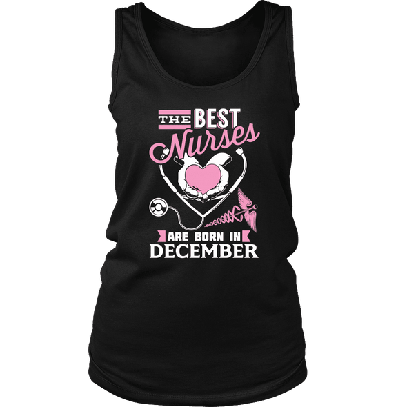Best Nurses Are Born In December Women Shirts, Hoodie & Tank