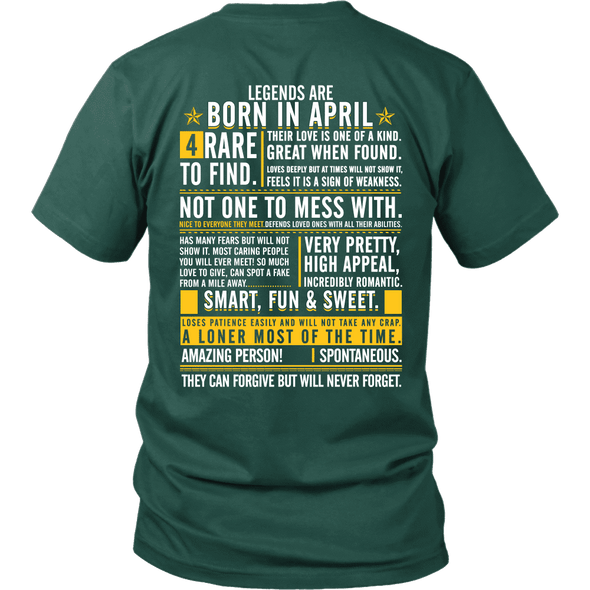 Legends Are Born In April ***Limited Edition Shirt***