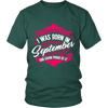 Limited Edition Proud To Be Born In September Shirts