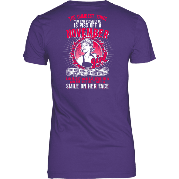 Limited Edition ***Piss Of November Girl*** Shirts & Hoodies
