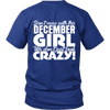 Limited Edition ***December Crazy Girl*** Shirts & Hoodies
