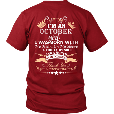Save $10 Today (Offer Ends Soon) - October Born Girl Printed***Limited Edition*** Shirts