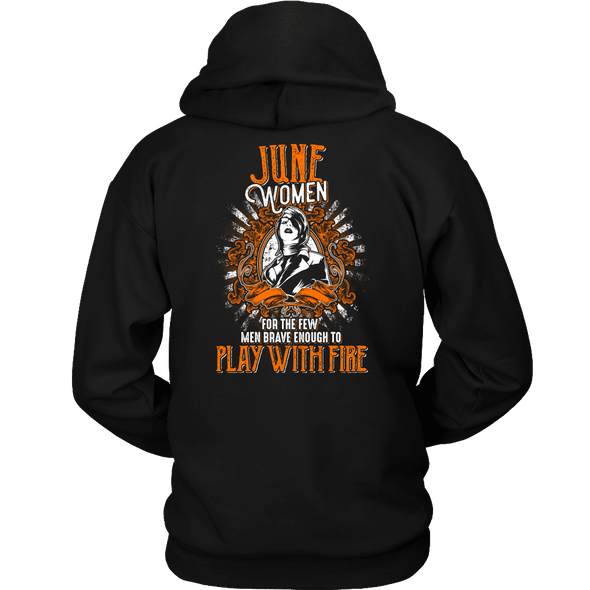 Limited Edition June Women Play With Fire Back Print Shirt