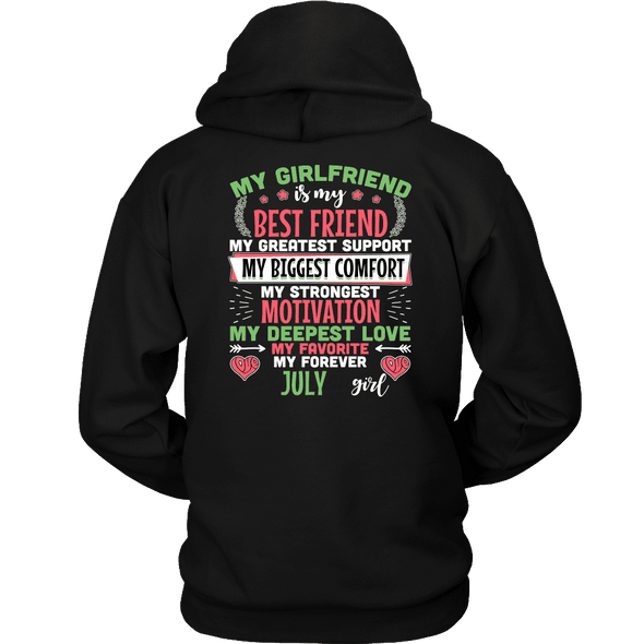 Limited Edition Back Printed My Favorite & Forever July Girl