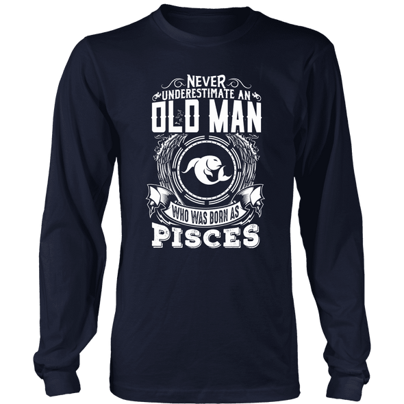 Old Man Pisces Shirt, Tank & Hoodie
