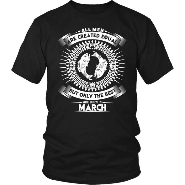 Best Are Born In March - Pisces Shirt, Hoodie & Tank