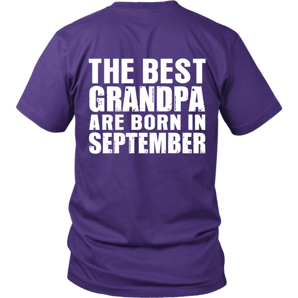 Limited Edition ***Best Grandpa Born In September*** Shirts & Hoodies