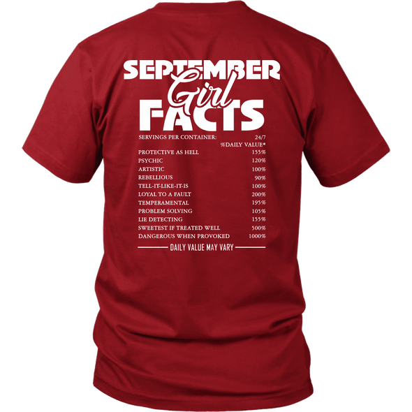 Limited Edition ***September Girl Facts*** Shirts & Hoodies