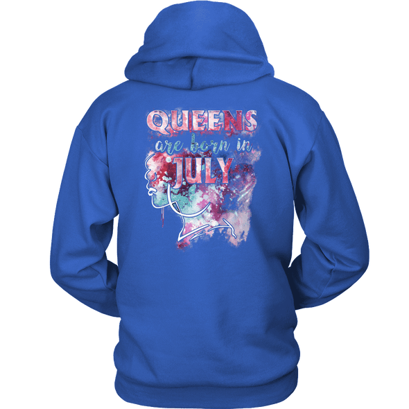 **Limited Edition** July Born Queen Back Print Shirt