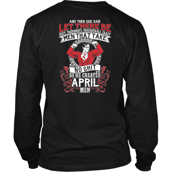 Limited Edition **God Created April Men** Shirts & Hoodies