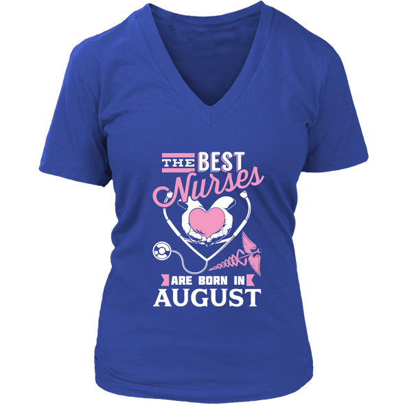Best Nurses Are Born In August Women Shirts, Hoodie & Tank