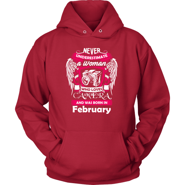 February Women Who Loves Camera Shirts, Hoodie & Tank