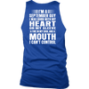 Limited Edition ***September Guy Heart On Sleeve Back Print*** Shirts