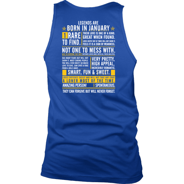Legends Are Born In January ***Limited Edition Shirt***