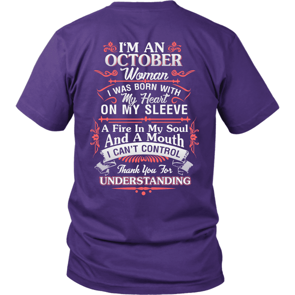 Limited Edition ***October Women Heart On Sleeve*** Shirts & Hoodies