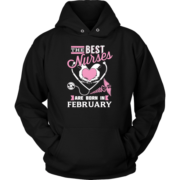 Best Nurses Are Born In February Women Shirts