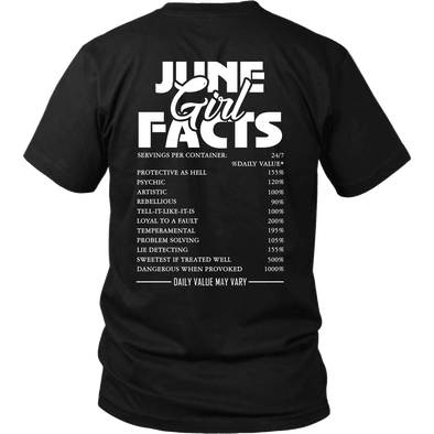 Limited Edition ***June Girl Facts*** Shirts & Hoodies