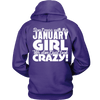 Limited Edition ***January Crazy Girl*** Shirts & Hoodies