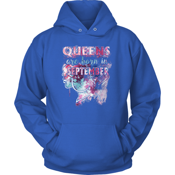 **Limited Edition** September Born Queen Front Print Shirt