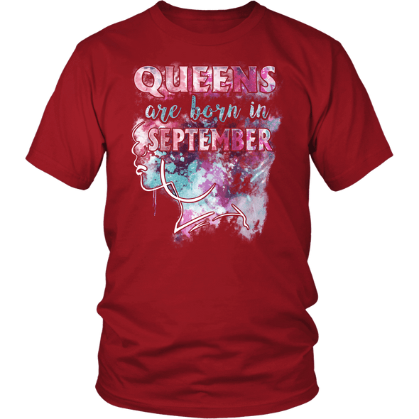 **Limited Edition** September Born Queen Front Print Shirt