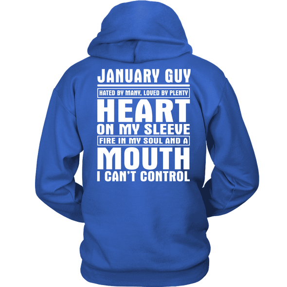 Limited Edition ***January Guy - Can't Control Mouth Back Print*** Shirts & Hoodies