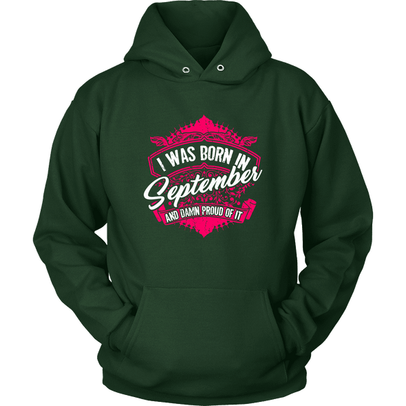 Limited Edition Proud To Be Born In September Shirts